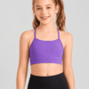 Custom Girls Sports Bra OEM ODM Youth Activewear Training Bra