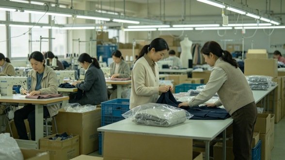 OEM apparel factory with stable production and quality control system
