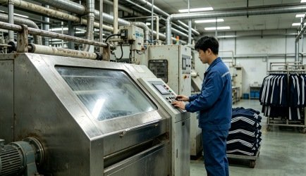 Fabric inspection and quality control in sportswear manufacturing