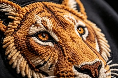 Chenille embroidery patch customization for sportswear and apparel branding