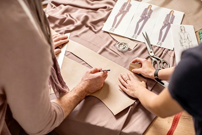 Sportswear design development and pattern planning for custom apparel brands