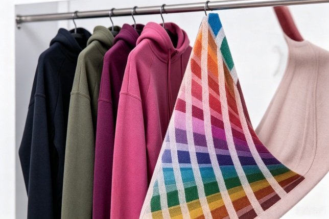 Pantone color customization for sportswear collections