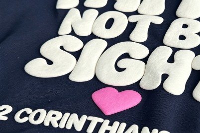 Puff print branding solution for custom garments