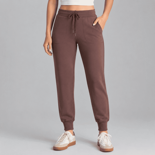 Custom Women's Fleece Jogger Pants Athleisure Sweatpants OEM ODM