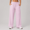 Custom Women's Wide Leg Lounge Pants OEM ODM Athleisure Wear