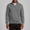 Custom Men's Quarter Zip Sweatshirt Mock Neck Pullover OEM ODM