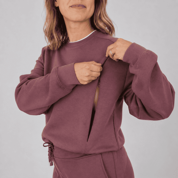 Custom Nursing Sweatshirt OEM ODM Maternity & Postpartum Activewear