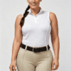 Custom Women's Sleeveless Equestrian Competition Shirt OEM ODM