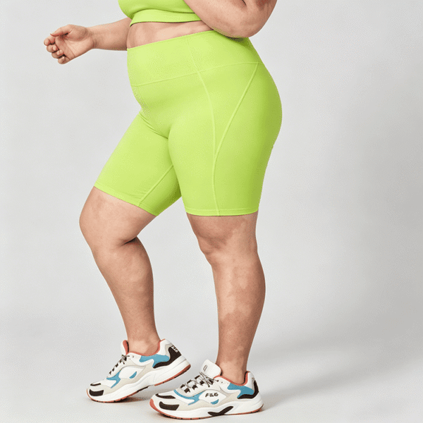 Custom Plus Size High Waist Biker Shorts OEM ODM Workout Shorts