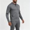 Custom Men's Full Zip Hoodie Fleece Sweatshirt OEM ODM