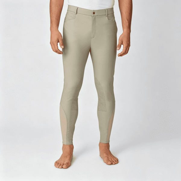 Custom Men's Riding Breeches Knee Grip Equestrian Pants OEM ODM