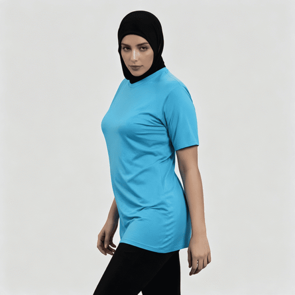 Custom Modest Activewear T-Shirt OEM ODM Muslim Sportswear Top