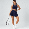 Custom Women's Tennis Skirt Set OEM ODM Performance Tennis Outfit