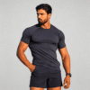 Custom Men's Performance Training T-Shirt OEM ODM Activewear