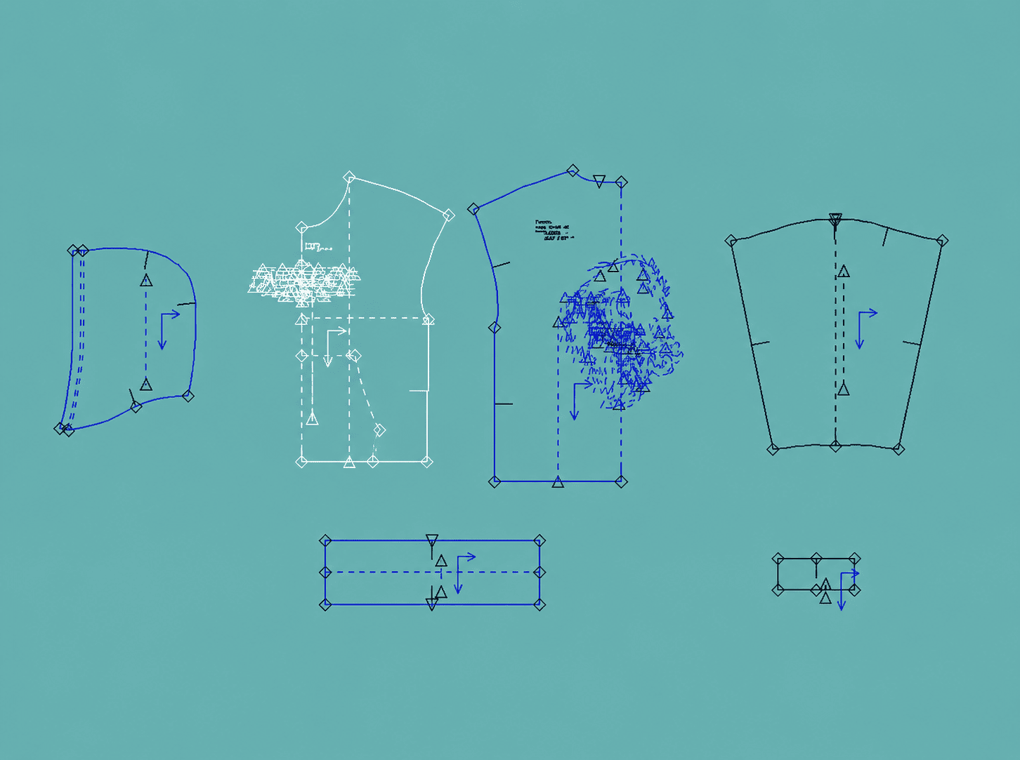In-house pattern development for custom sportswear manufacturing